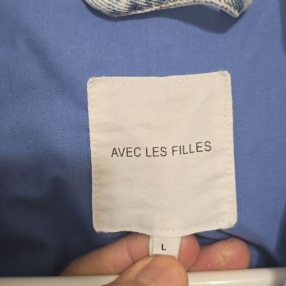 Anthropologie Avec Les Filles Jean Jacket L - Picture 2 of 10